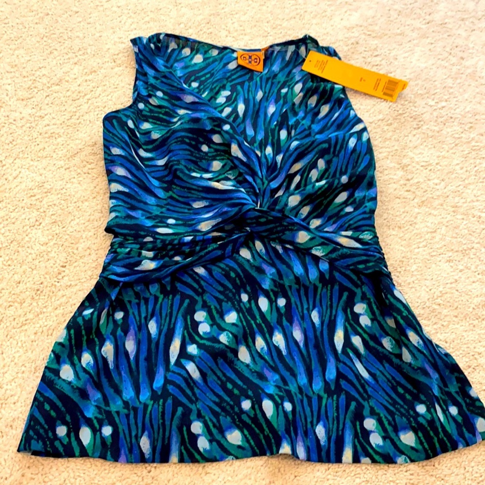 Tory Burch silk top never worn with tag